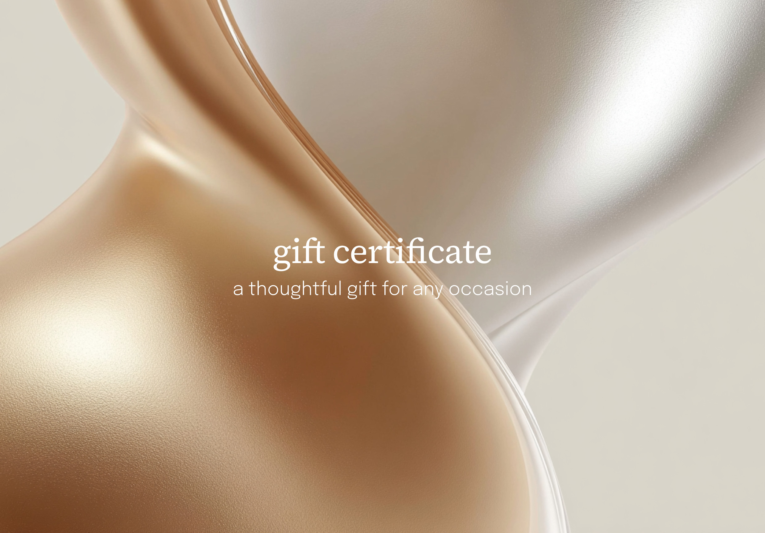 Gift certificates