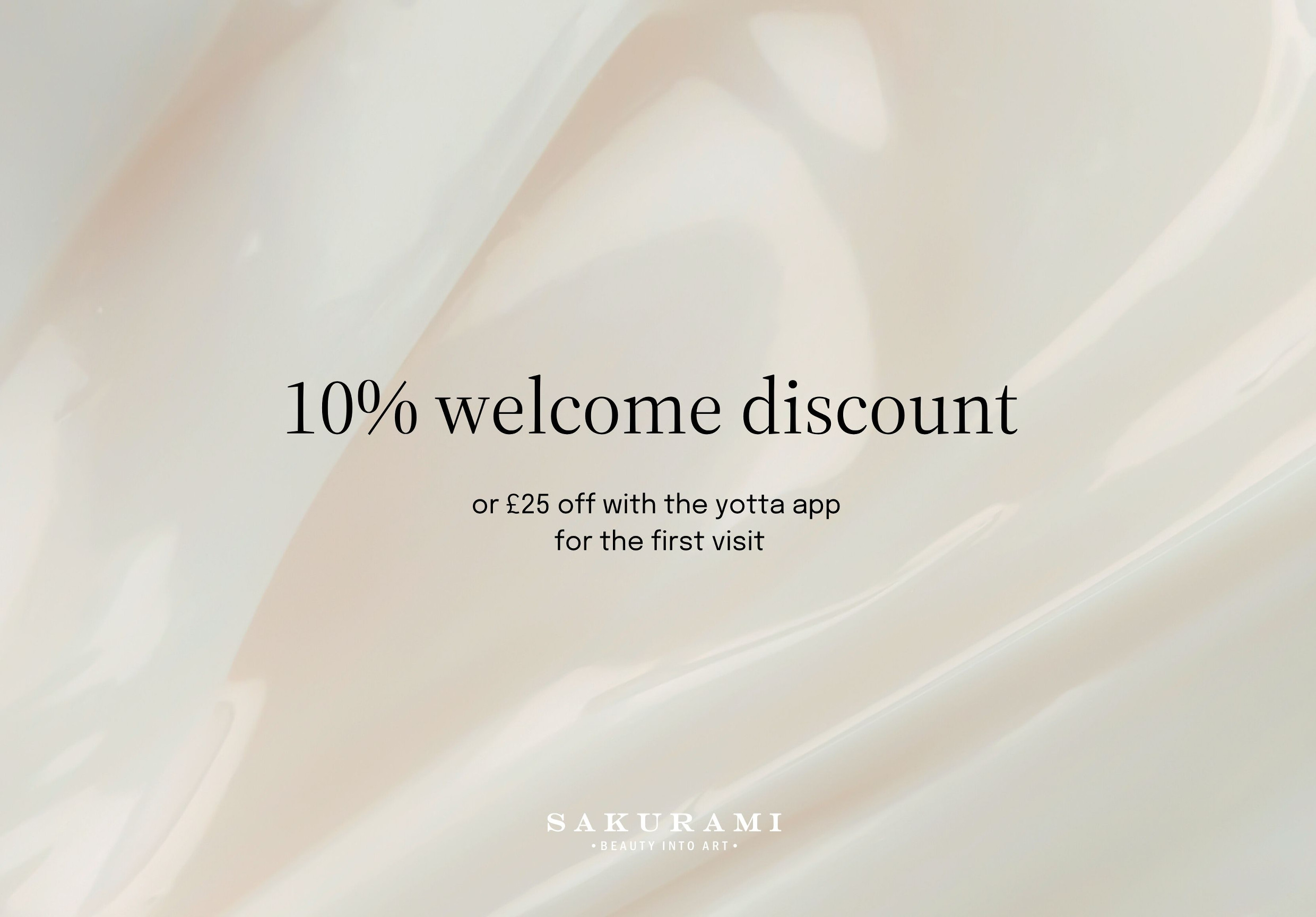 10% welcome discount